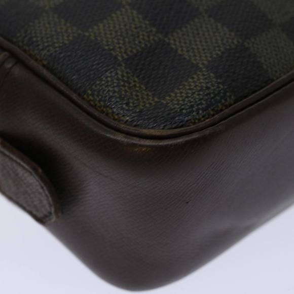 LOUIS VUITTON Damier Ebene Trousse Toilette Clutch Bag N47623 LV Auth 67716 - Picture 15 of 16